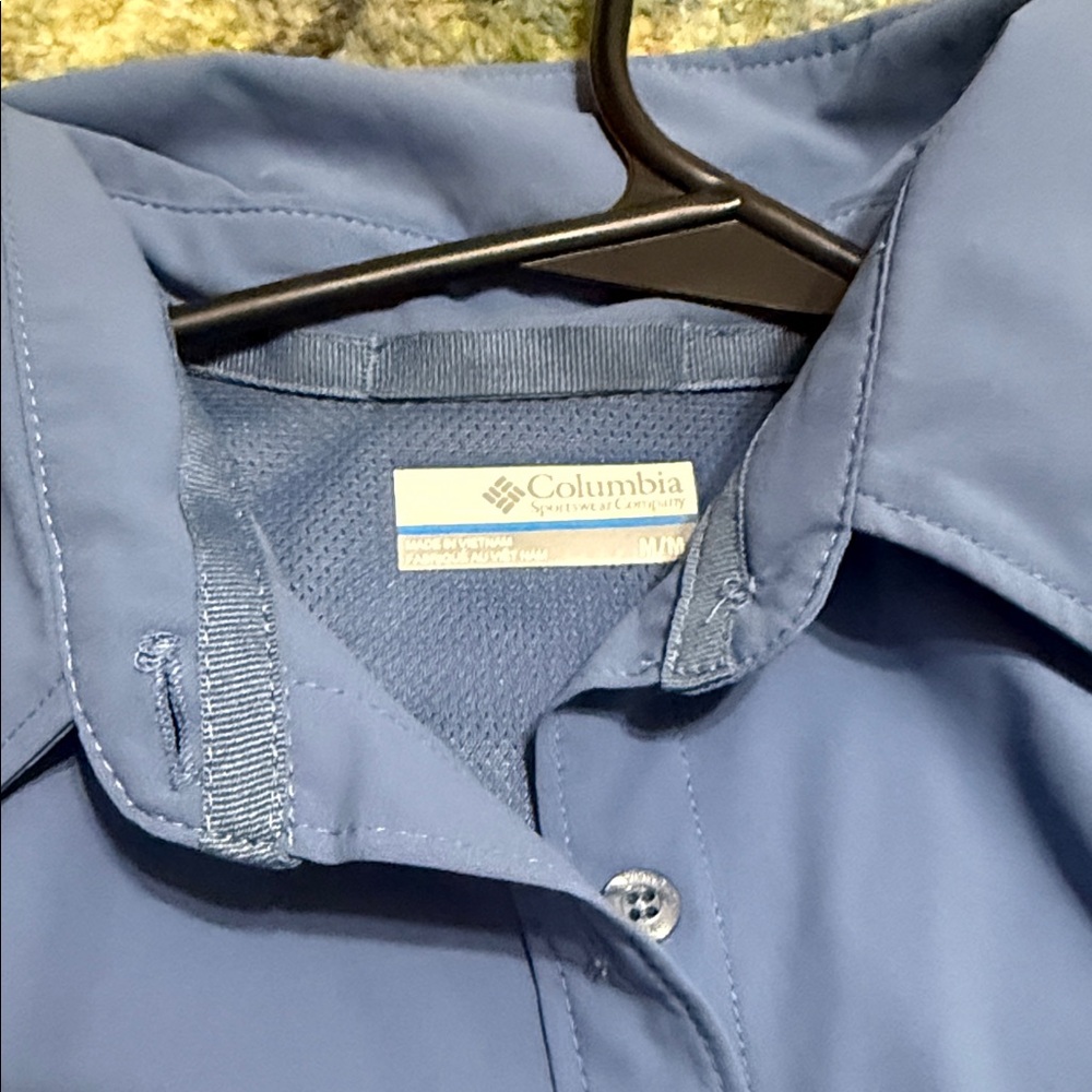 Columbia Steel Blue Casual Shirt